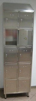 Vestiaire multicases 10 portes inox - Devis sur Techni-Contact.com - 2