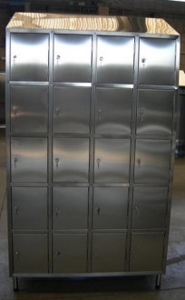 Vestiaire multicases 20 portes inox - Devis sur Techni-Contact.com - 2