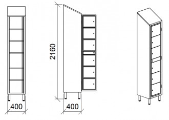 Vestiaire multicases 6 portes - Devis sur Techni-Contact.com - 4