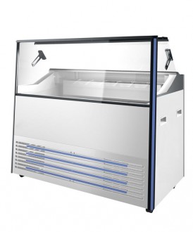 Vitrine à crème glacée avec bacs en inox - Devis sur Techni-Contact.com - 2