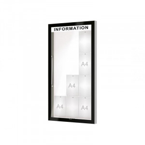  Vitrine affichage extérieur murale ép. 80 mm - Devis sur Techni-Contact.com - 1