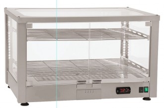 Vitrine chauffante ventilée inox - Devis sur Techni-Contact.com - 1