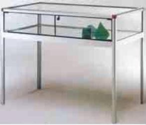 Vitrine comptoir aluminium