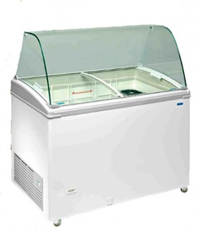 Vitrine conservateur à crèmes glacées 300 - 500 litres - Devis sur Techni-Contact.com - 1