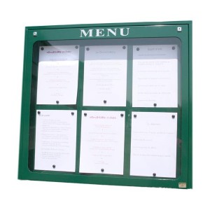 Vitrine d'affichage menu pour extérieur - Devis sur Techni-Contact.com - 1