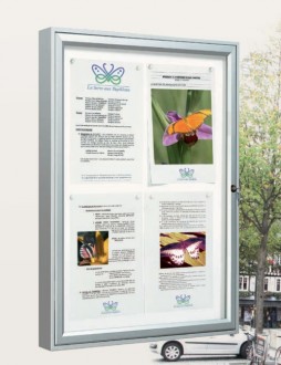 Vitrine d'affichage simple face alu - Devis sur Techni-Contact.com - 3