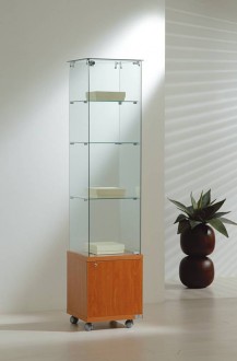 Vitrine d'exposition classique étroite Largeur 40 cm