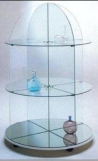 Vitrine en verre ronde - Devis sur Techni-Contact.com - 1