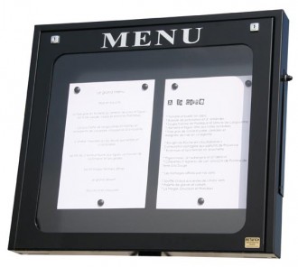 Vitrine porte menu pour extérieur - Devis sur Techni-Contact.com - 1