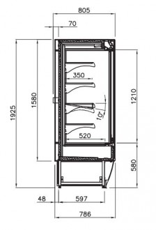 Vitrine réfrigérée pour charcuterie - Devis sur Techni-Contact.com - 2