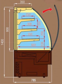 Vitrine réfrigérée pour patisserie - Devis sur Techni-Contact.com - 2