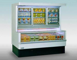 Vitrine verticale froid négatif 454 Litres